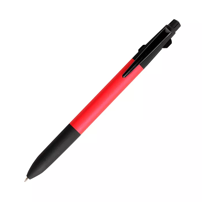 BL-098R Bolígrafo de plástico 3 en 1. ROJO