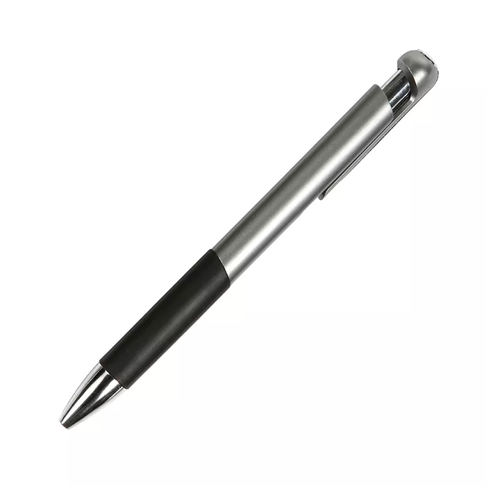 BL-108G Bolígrafo de plástico Kara. GRIS