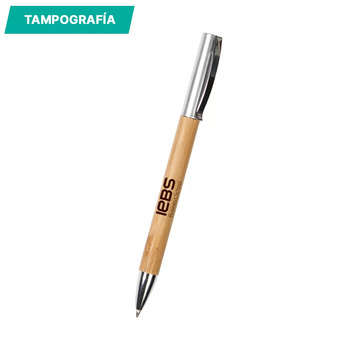 BL-133 Bolígrafo de bambú Lorca. BAMBÚ