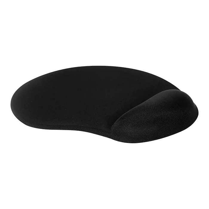 DK-067N Mouse pad con soporte de silicón. NEGRO