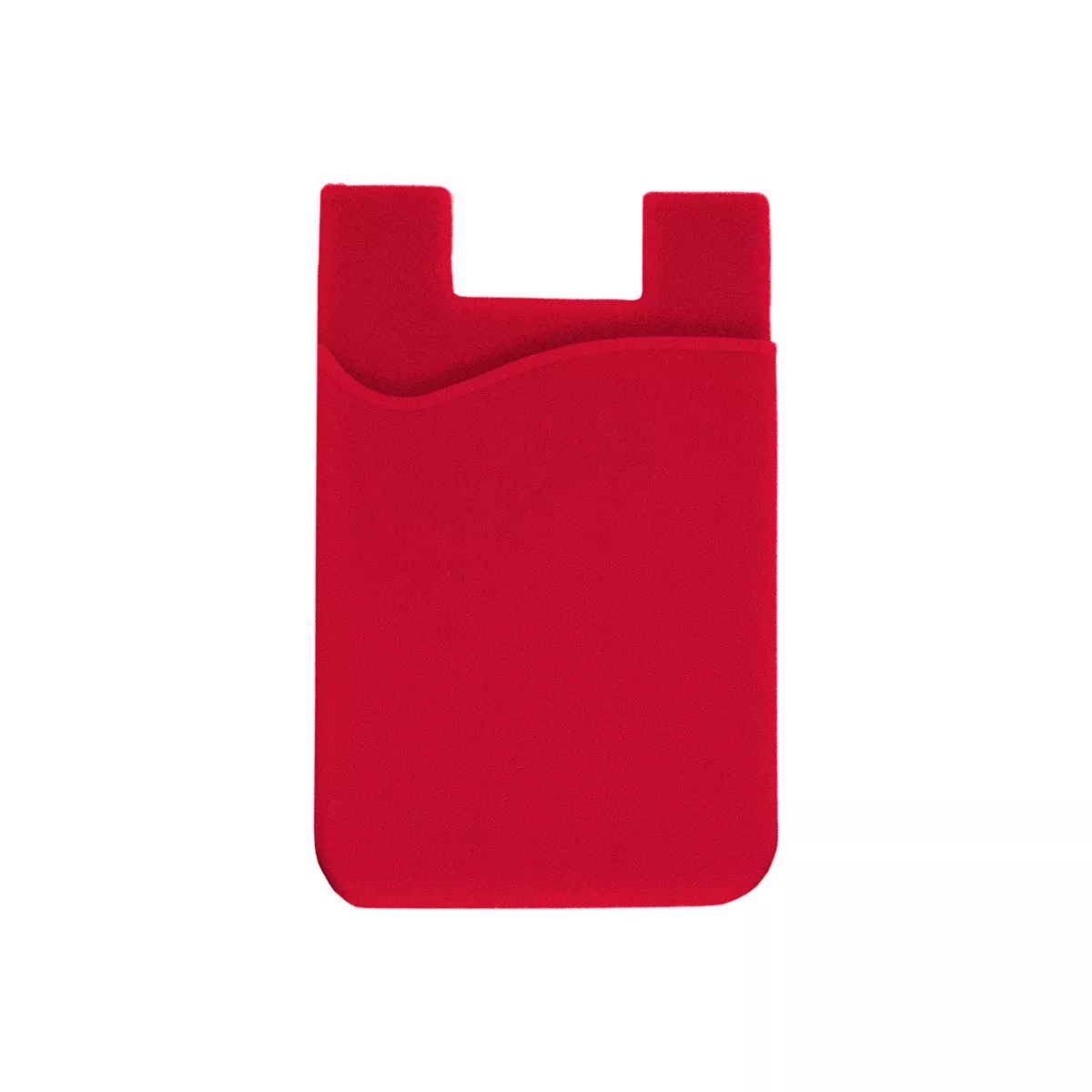 EX-072R Porta tarjetas para celular. ROJO