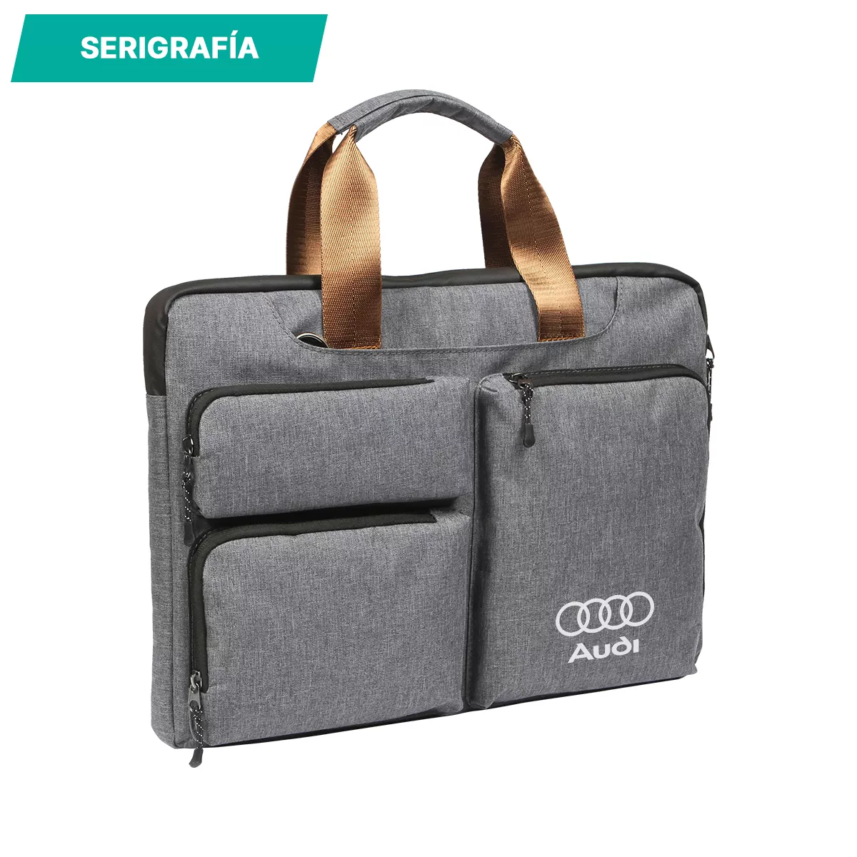 EX-078G Porta laptop Cade. GRIS OSCURO