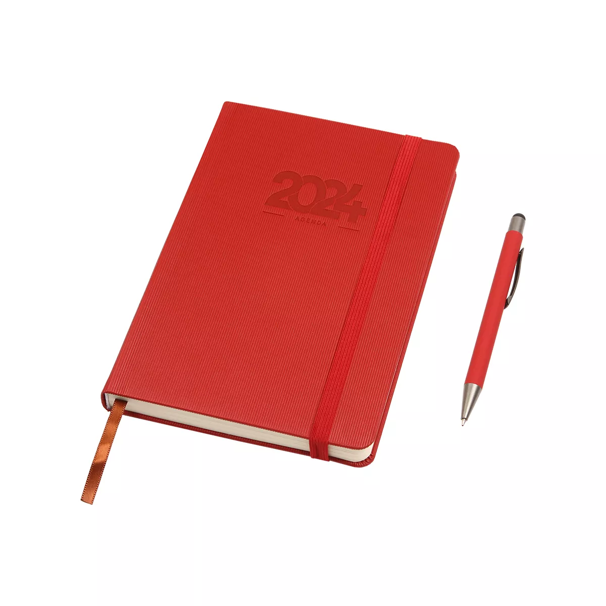 EX-080R Agenda Diaria Giordano. ROJO