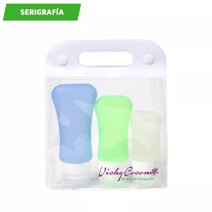 HM-041 Set de 3 botellas Varansi. BLANCO