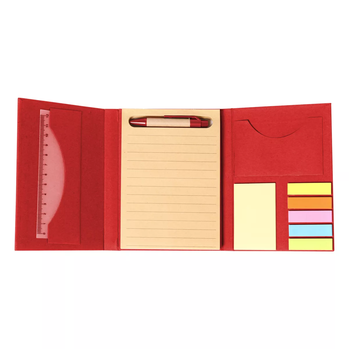 LB-029R Libreta ecológica Kabul. ROJO