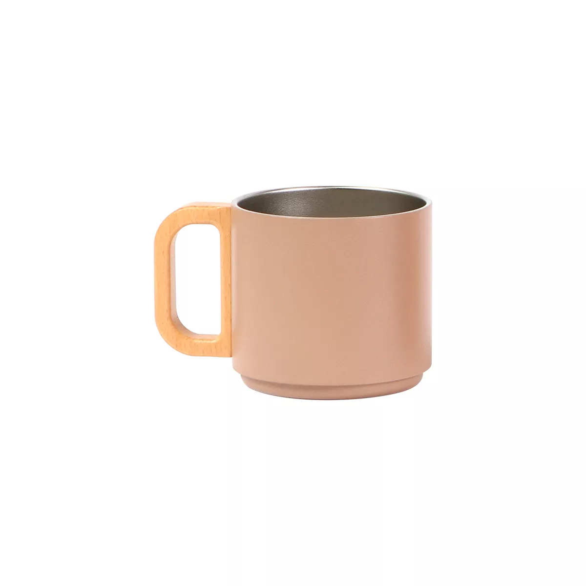 TE-228RS Taza Habo. ROSA METALICO