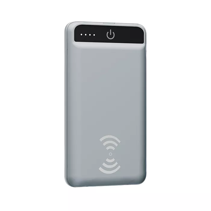 TH-060G Cargador Inalámbrico de 8,000 mAh. GRIS