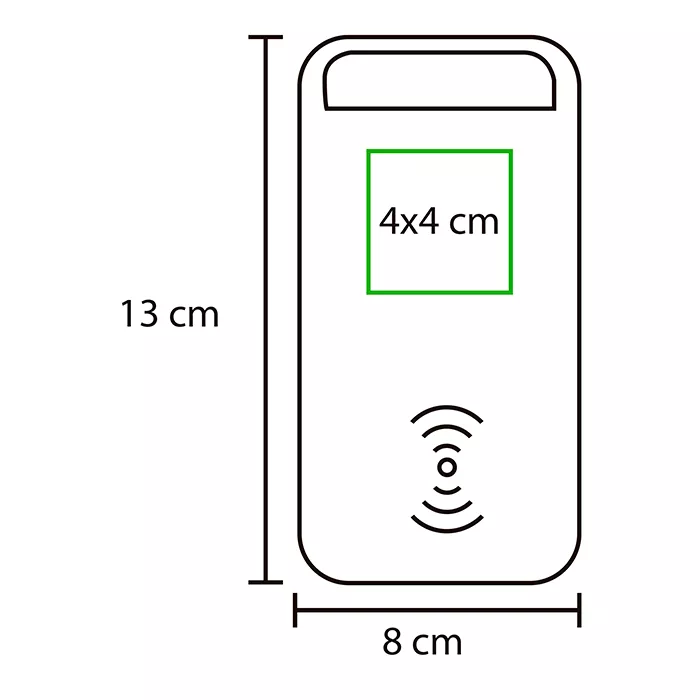 TH-060G Cargador Inalámbrico de 8,000 mAh. GRIS