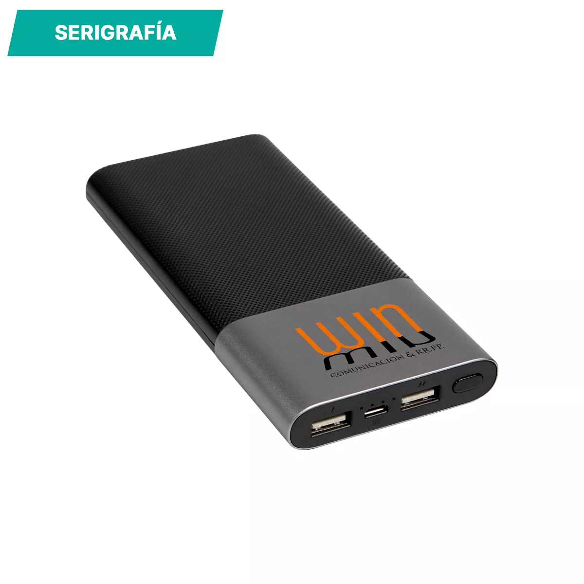 TH-061 Power bank de 10,000 mAh. NEGRO