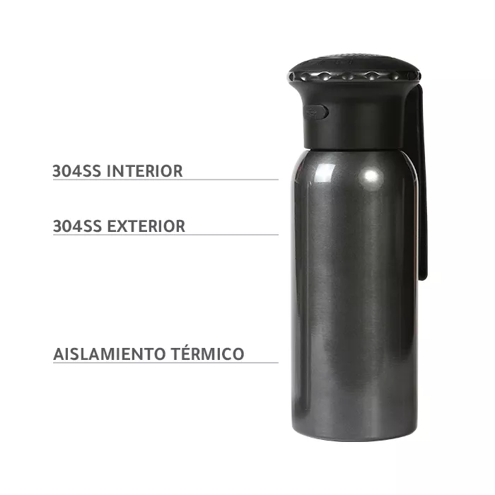 TH-082G Termo con bocina Belluno. GRIS OSCURO