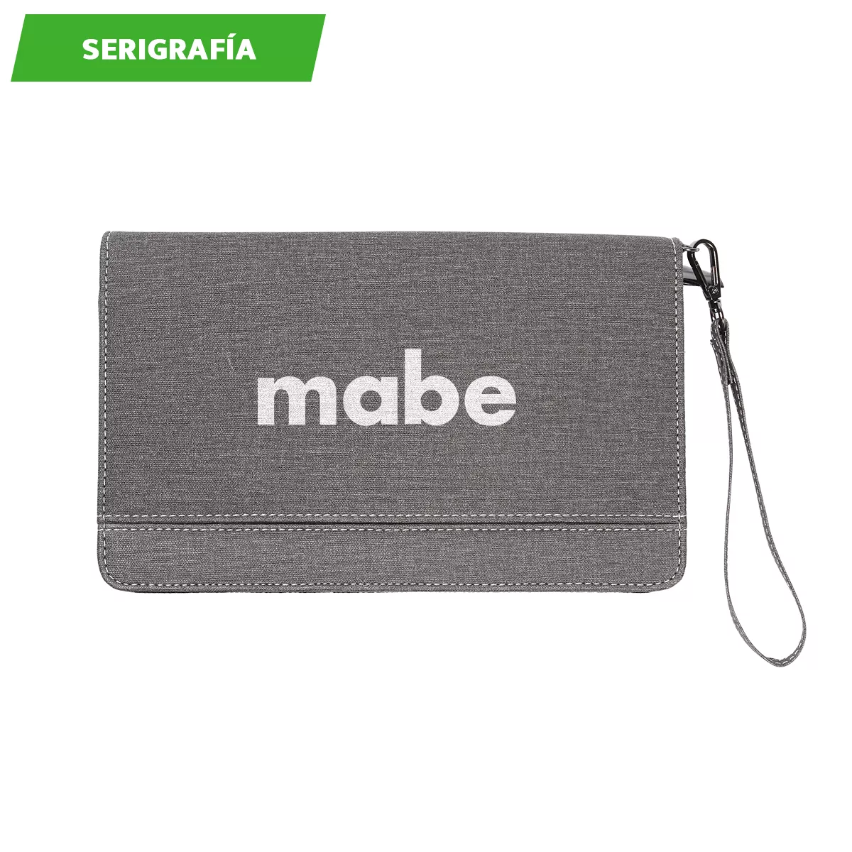 TH-118G Organizador personal con power bank de 6,000 mAh. GRIS