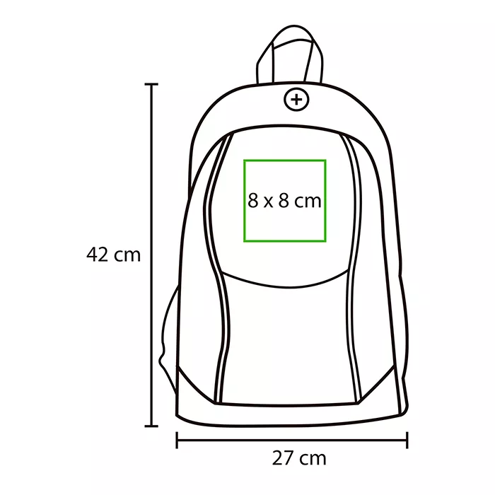 TX-041V Mochila Astoria. VERDE