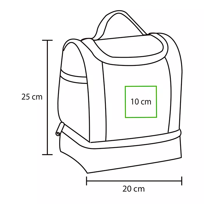 TX-052V Lonchera Helsin. VERDE