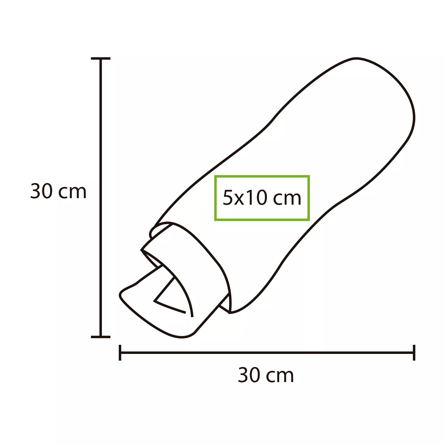 TX-067 Toalla de mano. BLANCO