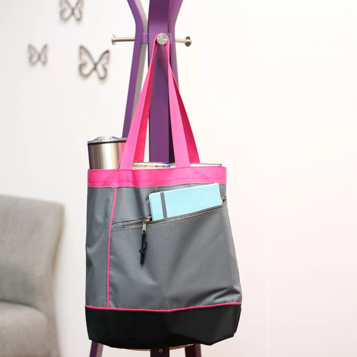 TX-071RS Bolsa multiusos Albany. ROSA