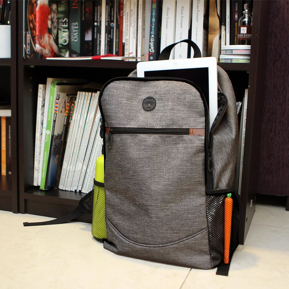 TX-078G Mochila Namur. GRIS OSCURO