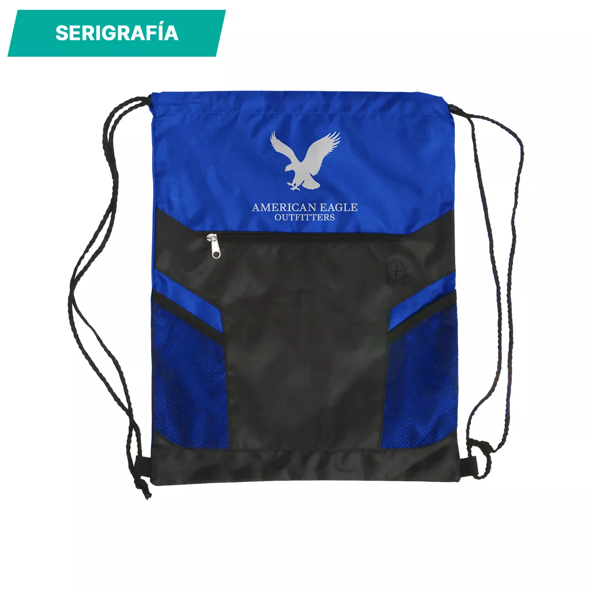 TX-084A Morral tipo saco Masak. AZUL