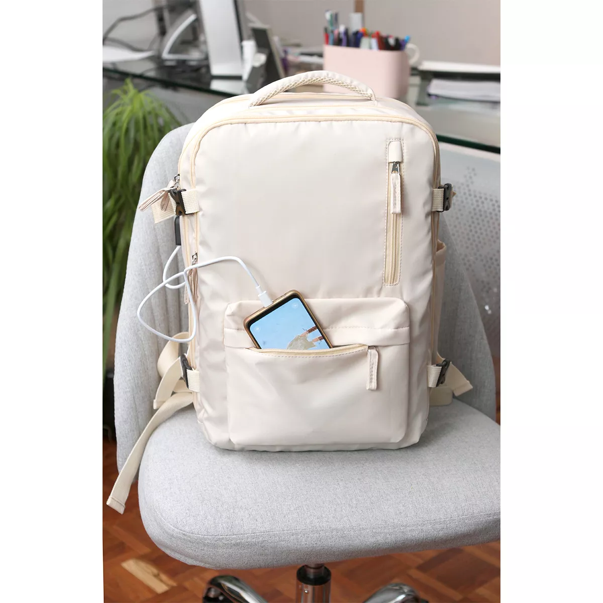 TX-234BE Mochila Marceddi. BEIGE