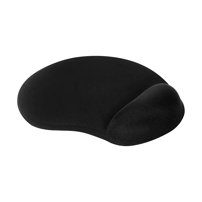 DK-067N Mouse pad con soporte de silicón. NEGRO