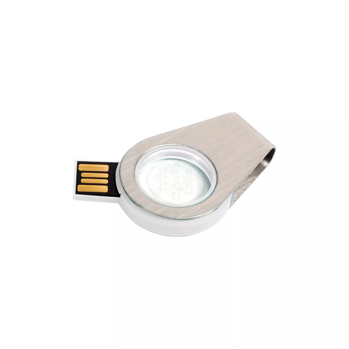 TH-063V Memoria USB giratoria con luz 8 GB. VERDE