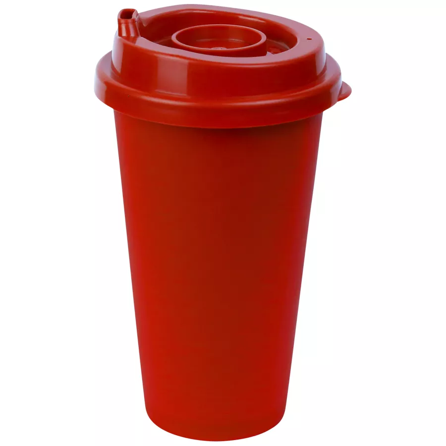 60200-05 VASO CAFETERO PILE UP rojo