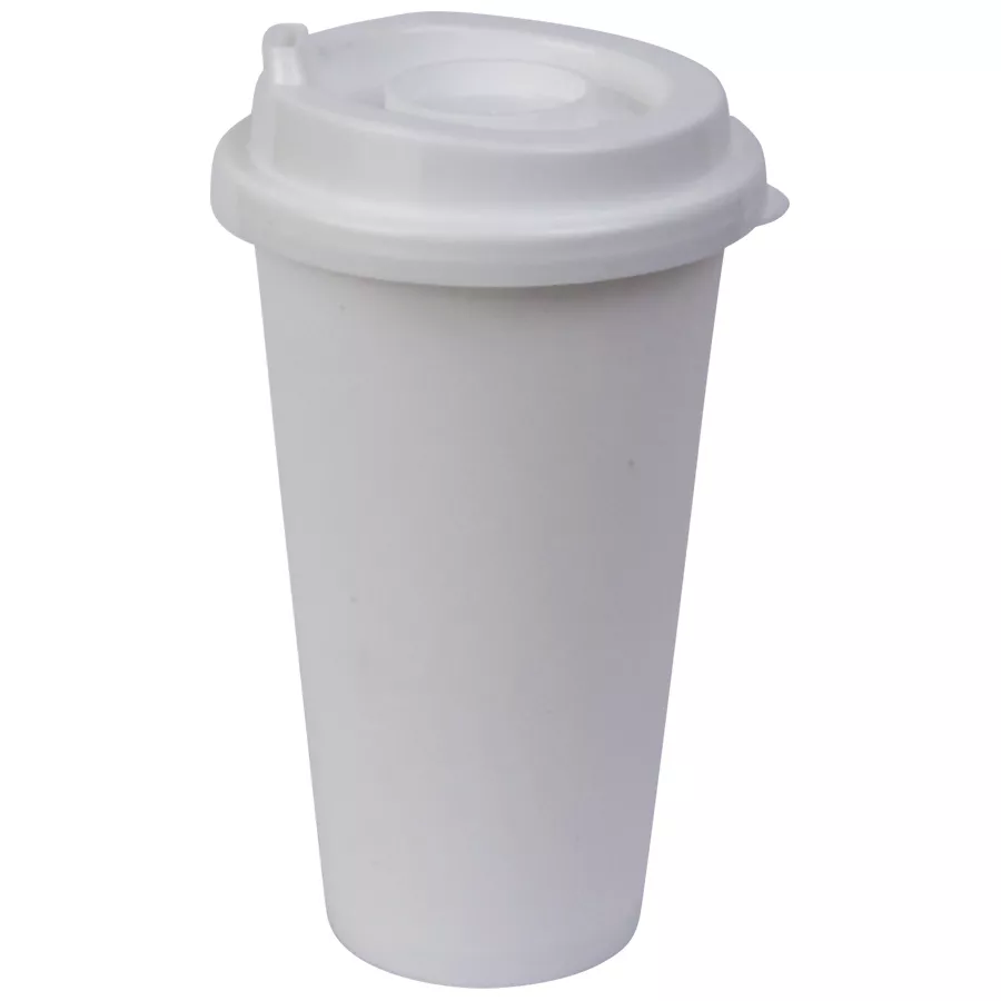 60200-06 VASO CAFETERO PILE UP blanco