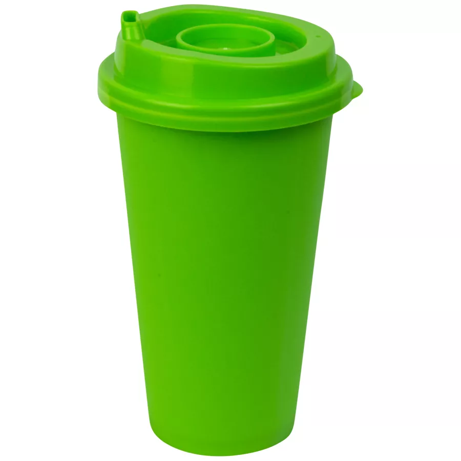 60200-09 VASO CAFETERO PILE UP verde