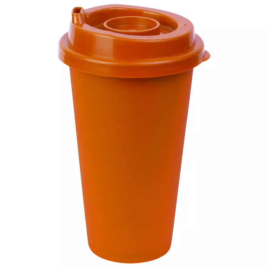 60200-10 VASO CAFETERO PILE UP naranja