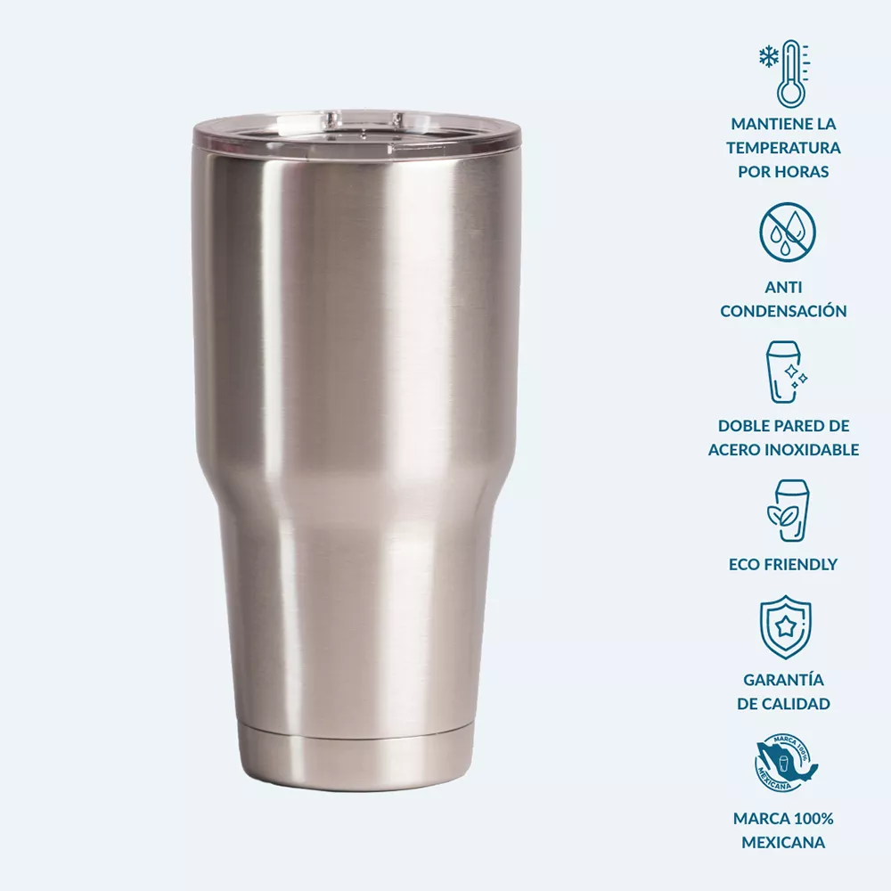 62310-07 TUMBLER 30 oz acero