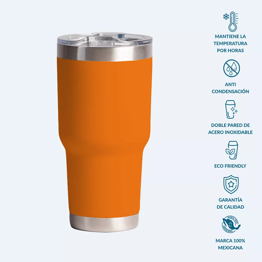 62310-10 TUMBLER 30 oz naranja