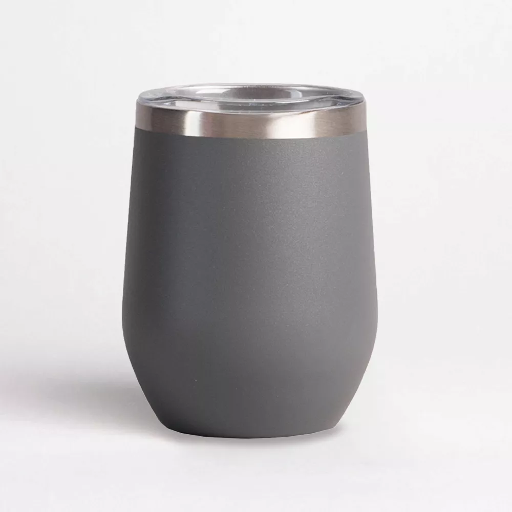 62320-77 VASO PARA VINO 12 oz gris