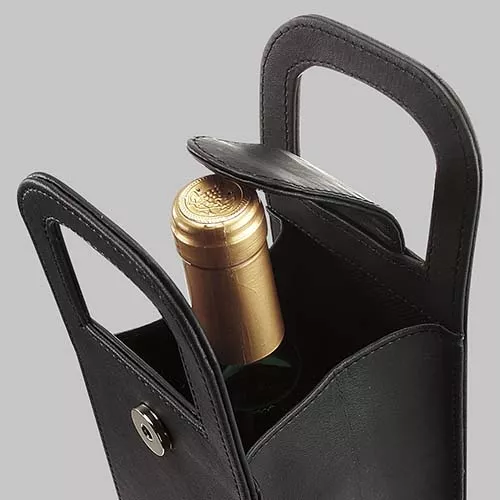 86300 ESTUCHE PARA VINOS MOLORI negro