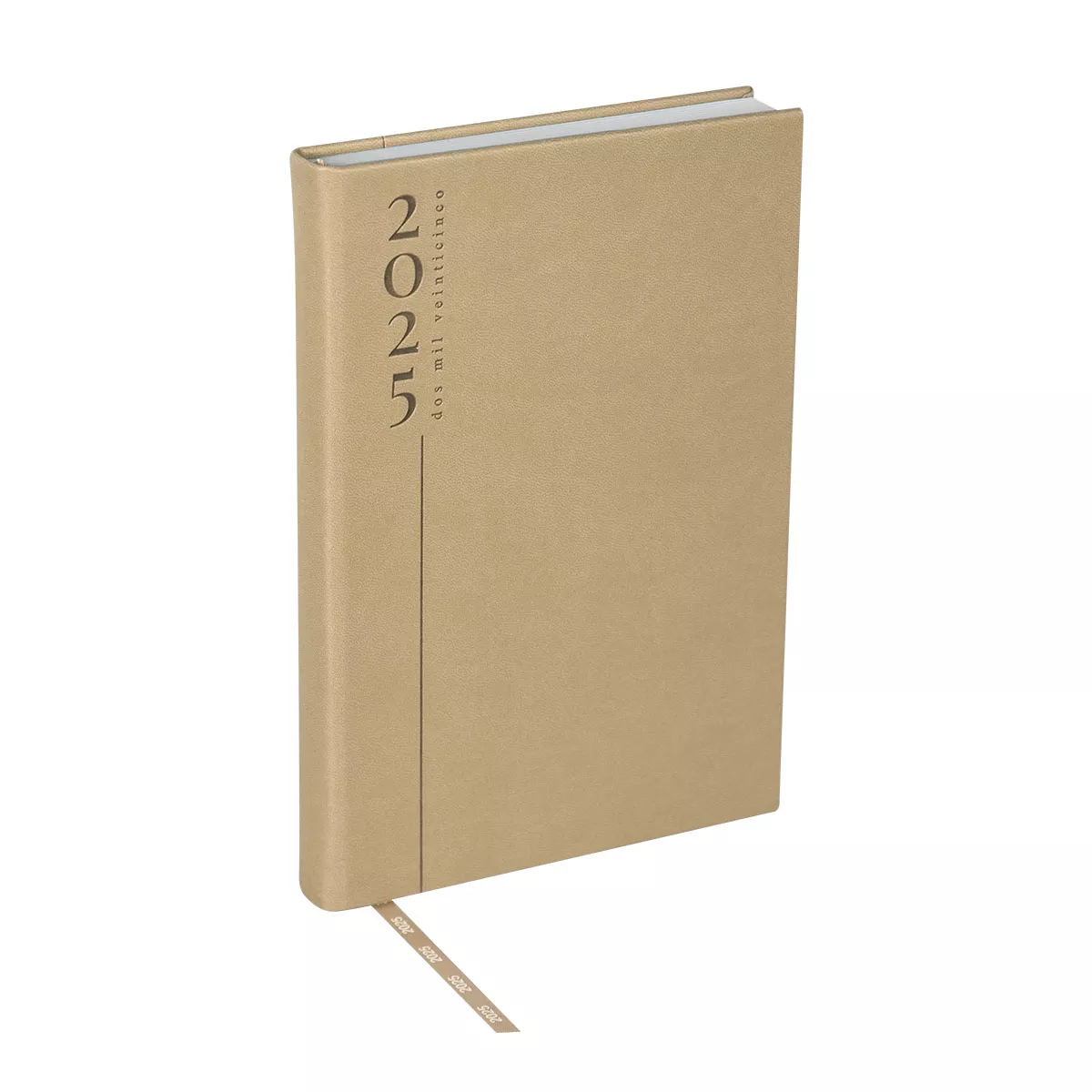 AGD 025 BE AGENDA DIARIA CLASICA 2025 beige