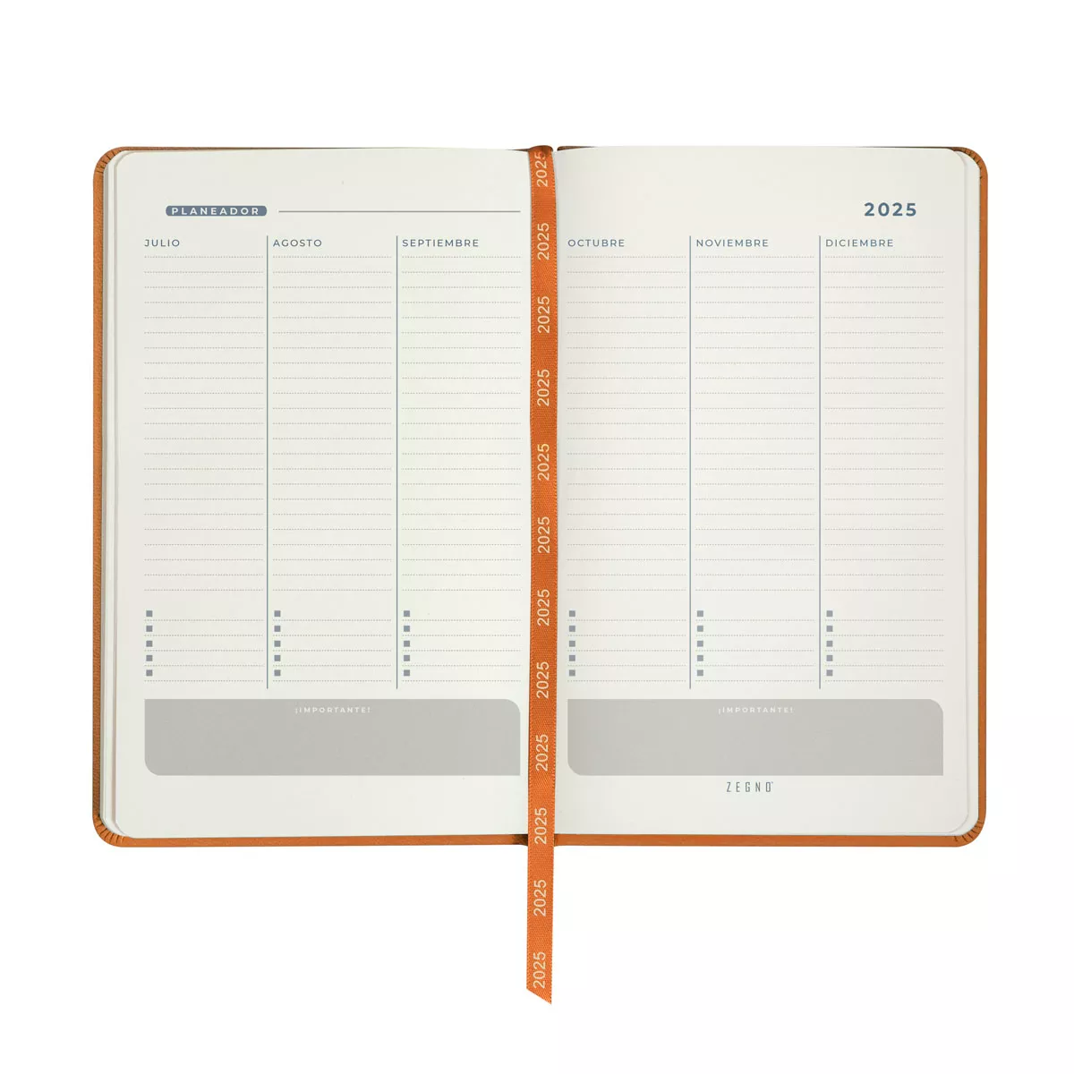 AGMT 025 O AGENDA MINI TERRA 2025 naranja