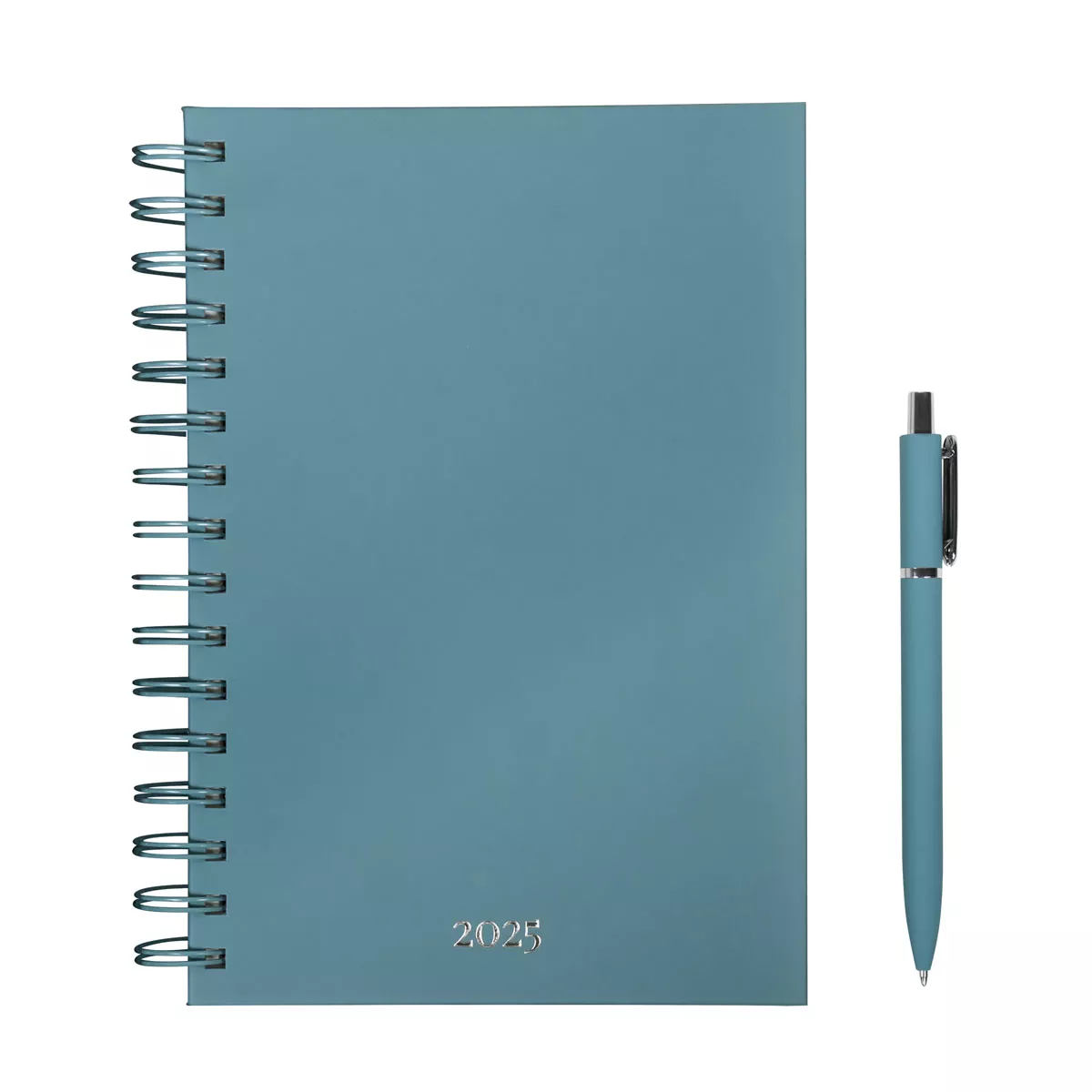 AGSP 025 AC AGENDA DIARIA LETTE 2025 azul cielo