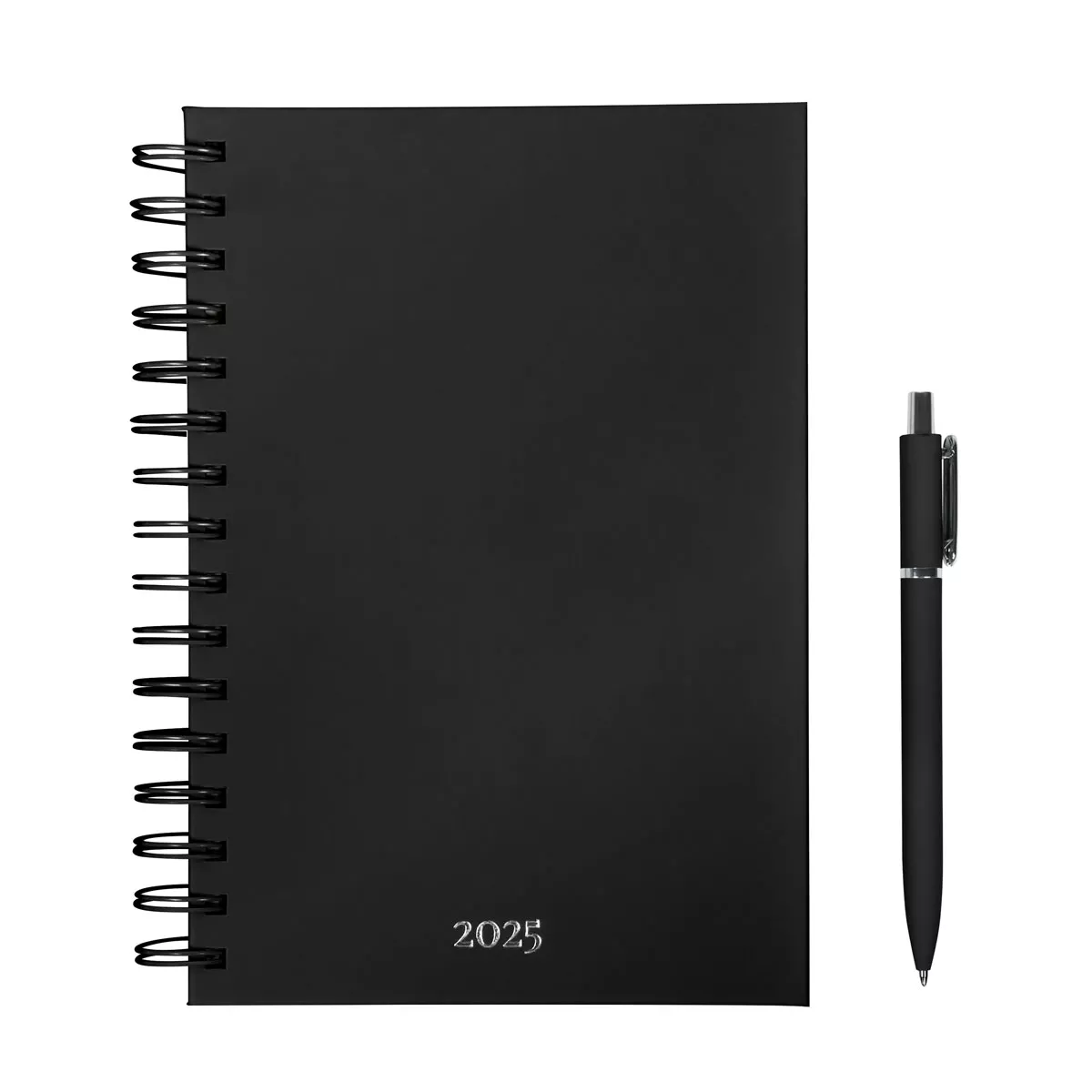 AGSP 025 N AGENDA DIARIA LETTE 2025 negro