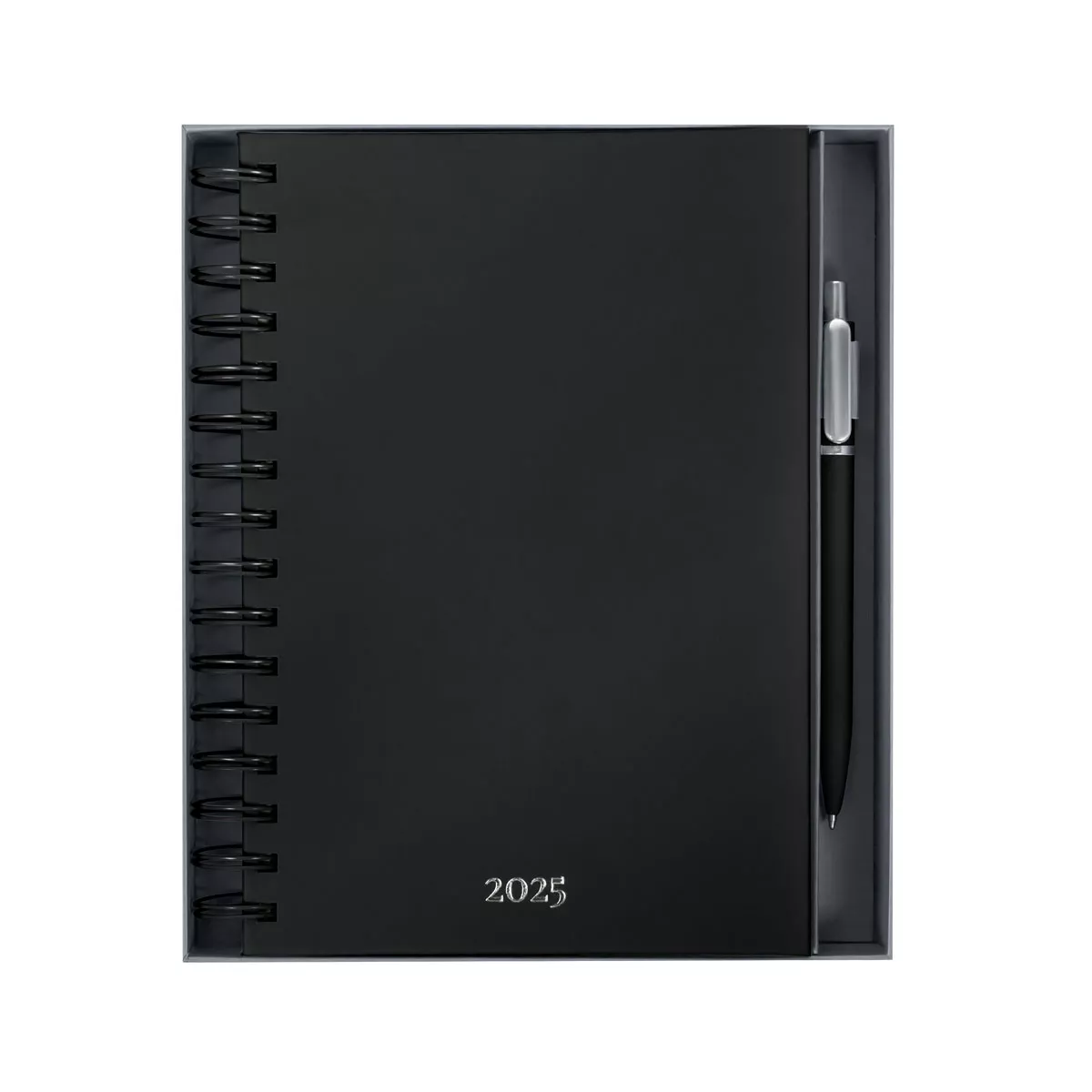 AGSP 025 N AGENDA DIARIA LETTE 2025 negro