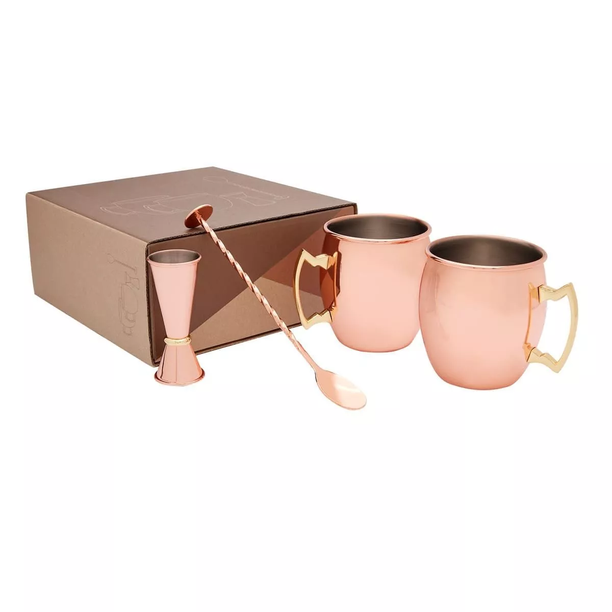 BAR 032 RG SET DE MIXOLOGíA COOPER rose gold