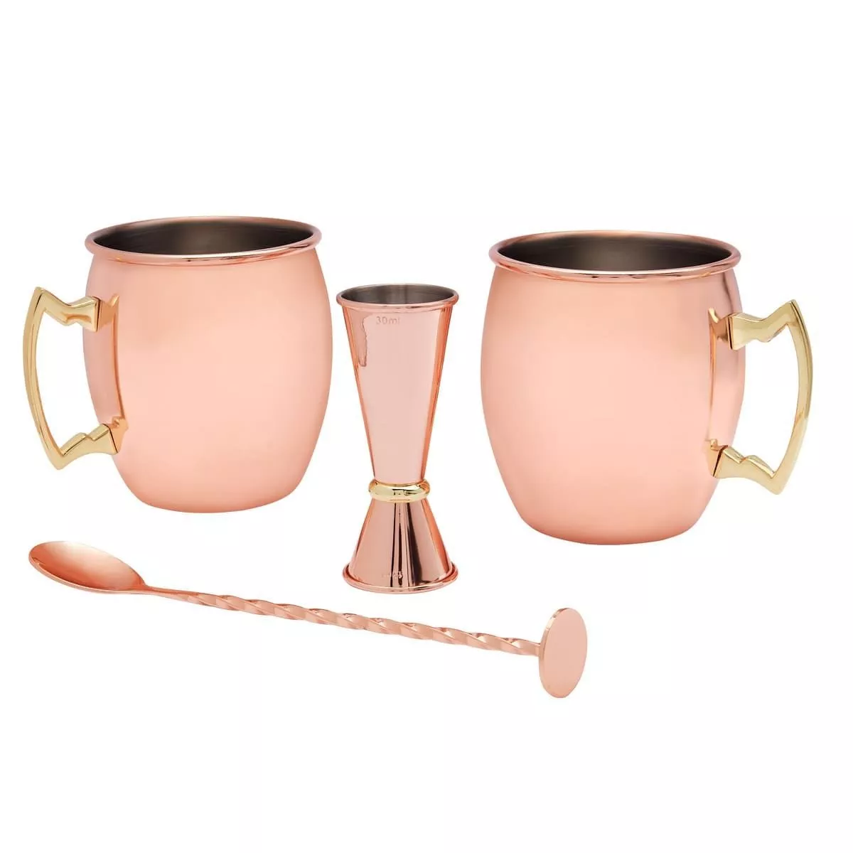 BAR 032 RG SET DE MIXOLOGíA COOPER rose gold