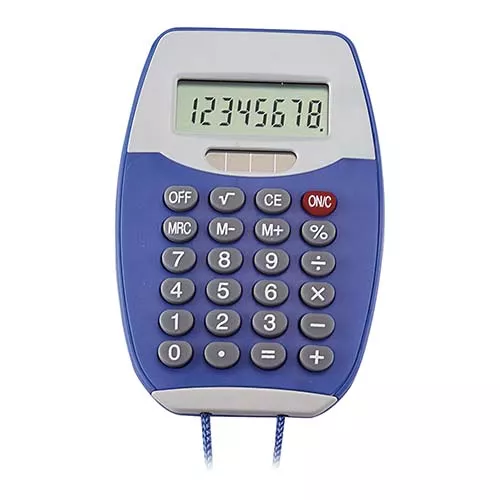 CT 150 A CALCULADORA COLGABLE ENCORE azul