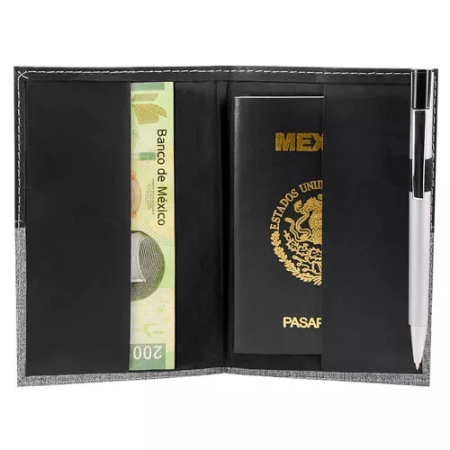 M 80122 N PORTA PASAPORTE BROOME negro