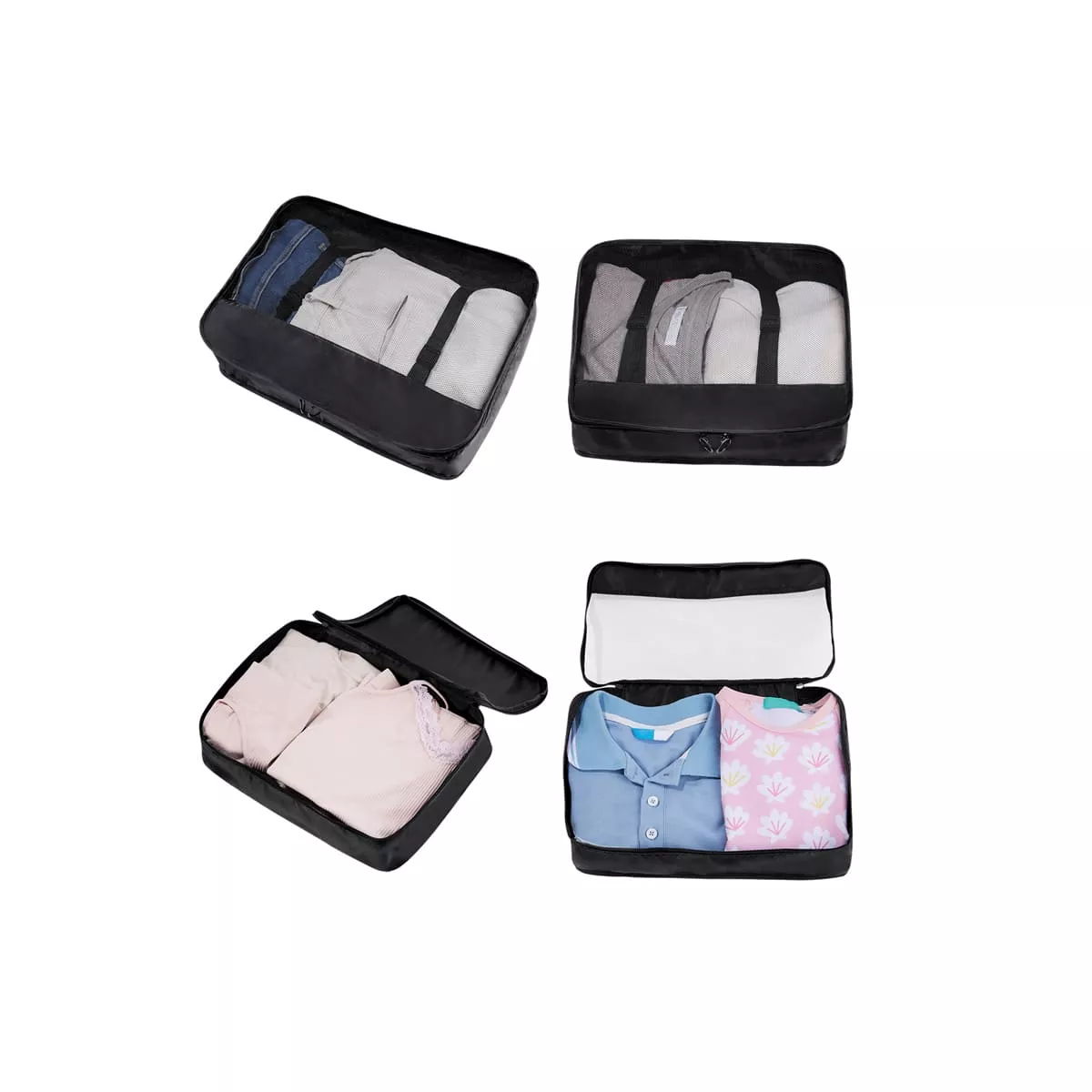 PRO 092 N SET ORGANIZADOR DE VIAJE DEVIKA negro