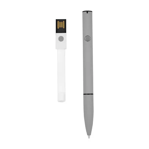 SH 2490 G BOLíGRAFO USB 8 GB ROOT gris