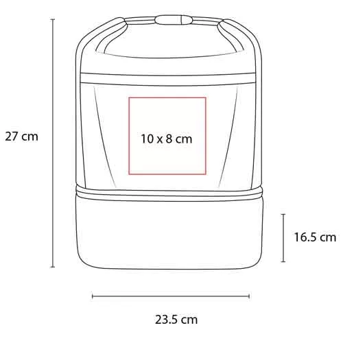 SIN 495 G LONCHERA FLEUR gris