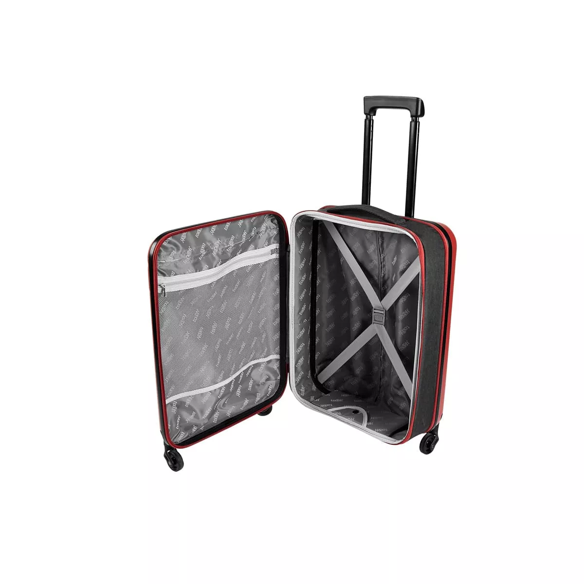 SIN 821 R MALETA TROLLEY KLINK rojo