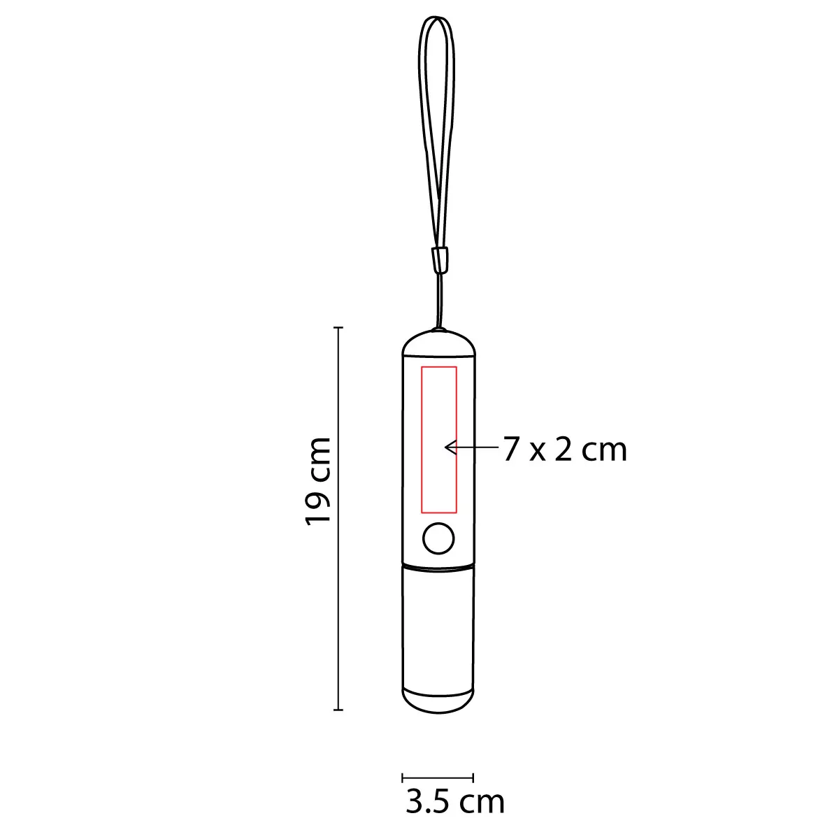 SLD 058 B LáMPARA CON LUZ UV CHANAI blanco