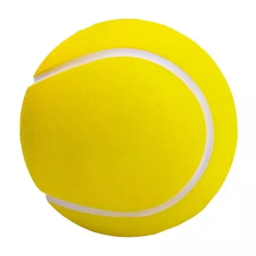 SOC 011-04 PELOTA ANTI-STRESS TENNIS blanco con amarillo