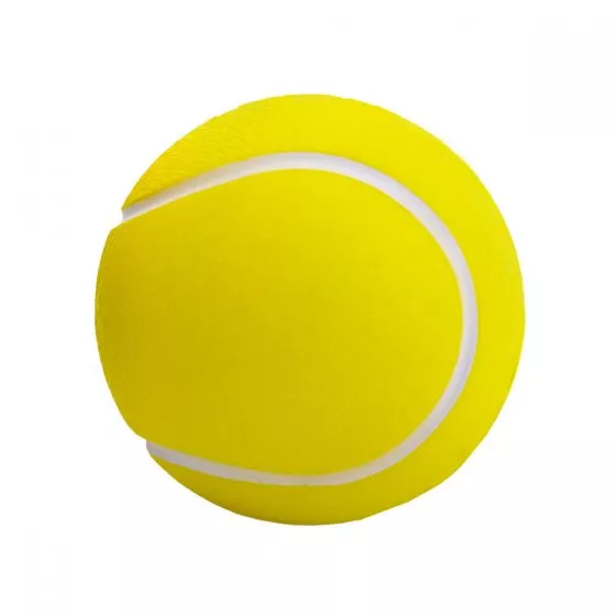 SOC 011-04 PELOTA ANTI-STRESS TENNIS blanco con amarillo