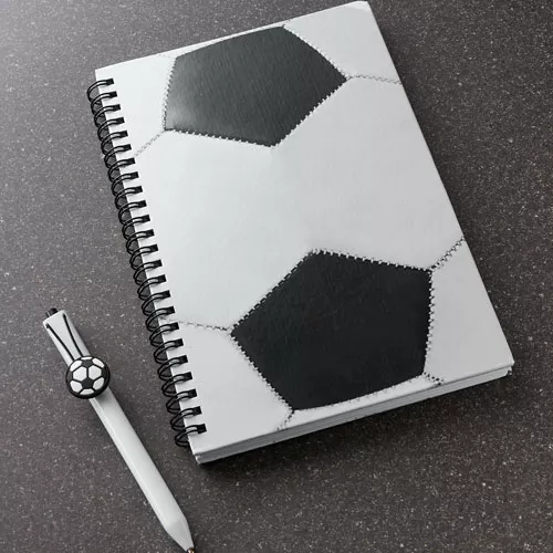 SOC 940 LIBRETA SOCCER NOTES blanco