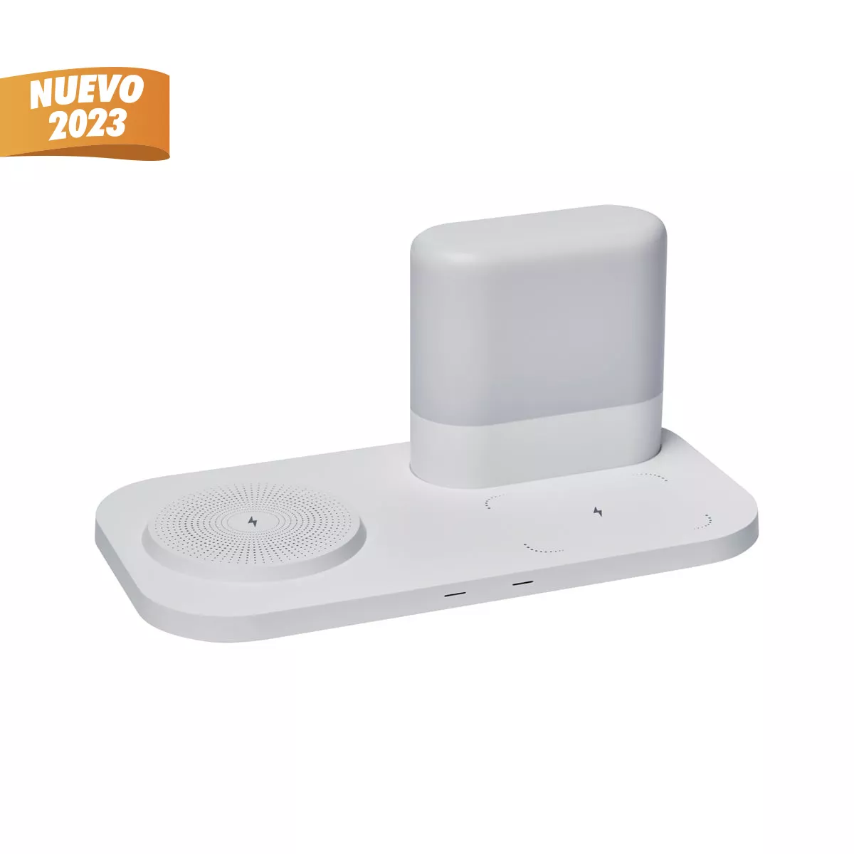 CRG 050 B CARGADOR CON LáMPARA LAMPPU blanco